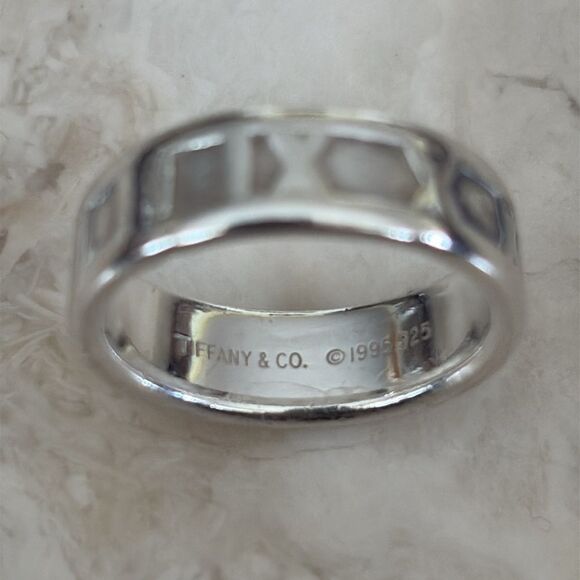 Tiffany & Co. Atlas 925 Sterling Silver Ring - Picture 5 of 11